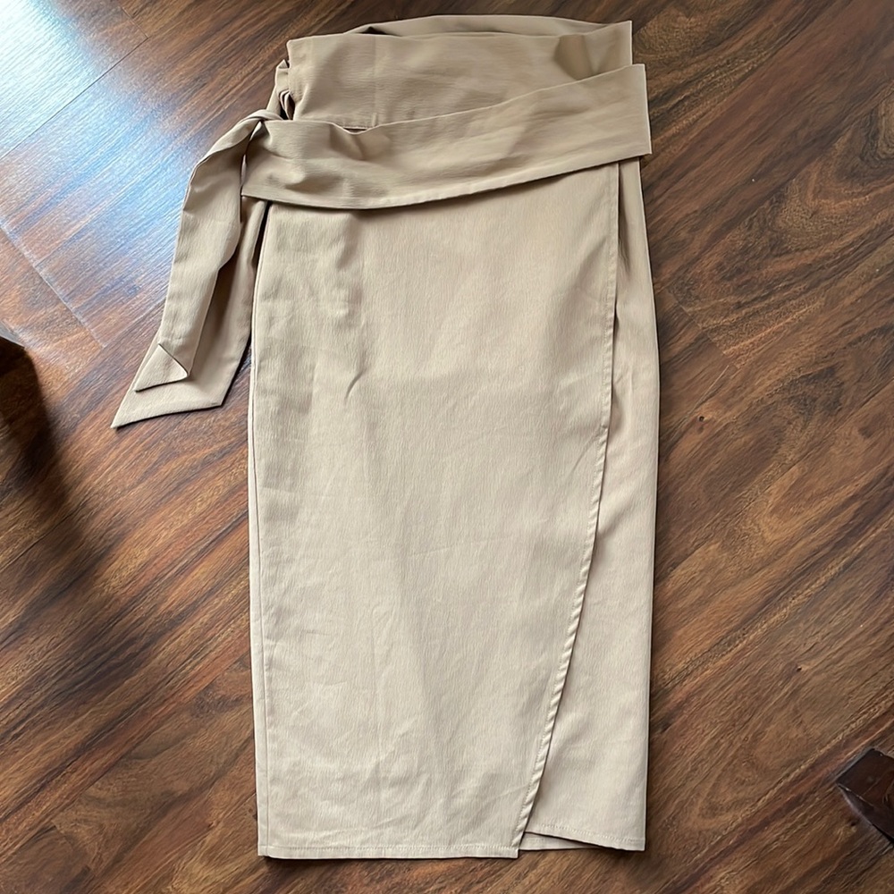 Wrap Skirt with Tie